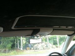 two tone suade roof lining