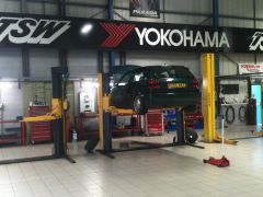 Demon Tweeks fitting coilovers as damaged my back yay!